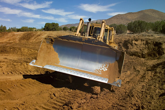 Bulldozer in Acton California